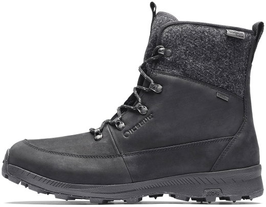 Icebug Winter Shoes Adak ReWool BUGrip (BUGdri® Membrane, Primaloft® Bio Insulation, Carbide Spikes) black men's